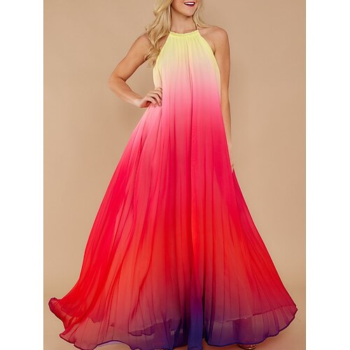 Dame Lang kjole Maxikjole Uformell kjole Sommerkjole Halter Neck kjole Nyanse Gatemote Fritid utendørs Daglig Ferie Åpen rygg Ermeløs Grime Kjole Tynn Rød Sommer Vår S M L XL
Dame Lang kjole Maxikjole Uformell kjole Sommerkjole Halter Neck kjole Nyanse Gatemote Fritid utendørs Daglig Ferie Åpen rygg Ermeløs Grime Kjole Tynn Rød Sommer Vår S M L XL