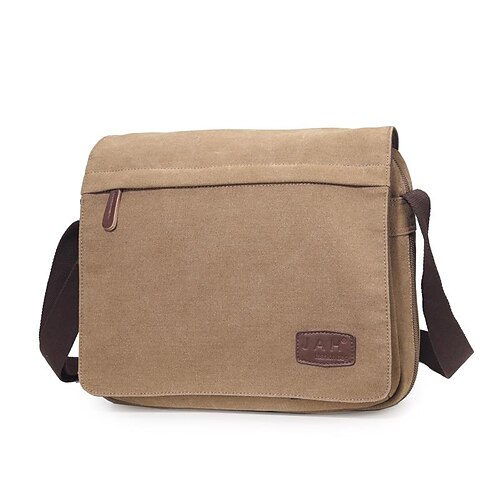 Herre Crossbody taske Skuldertaske Tværtaske Lærred Daglig Lynlås Helfarve Kaffe
Herre Crossbody taske Skuldertaske Tværtaske Lærred Daglig Lynlås Helfarve Kaffe
