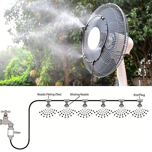 kit sistema di raffreddamento a nebbia per ventilatore da esterno per ventilatore da giardino linea di nebulizzazione serra e 5 ugelli nebulizzatori in metallo adattatore in ottone massiccio zincato adatto
kit sistema di raffreddamento a nebbia per ventilatore da esterno per ventilatore da giardino linea di nebulizzazione serra e 5 ugelli nebulizzatori in metallo adattatore in ottone massiccio zincato adatto