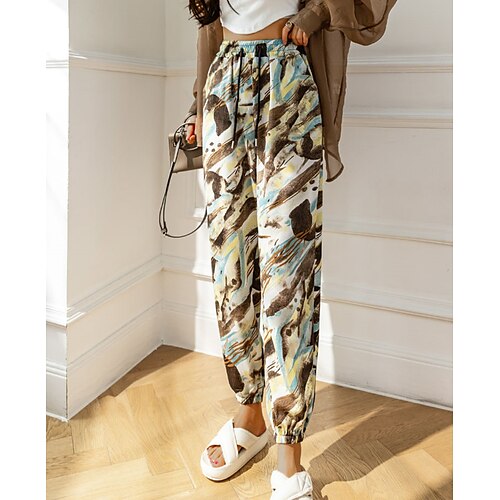Dame Chiffon Svart og Hvit Svart Gul Stilfull Dagligdagstøy Ut på byen Ankel-lengde Bekvem Grafisk S M L XL 2XL
Dame Chiffon Svart og Hvit Svart Gul Stilfull Dagligdagstøy Ut på byen Ankel-lengde Bekvem Grafisk S M L XL 2XL