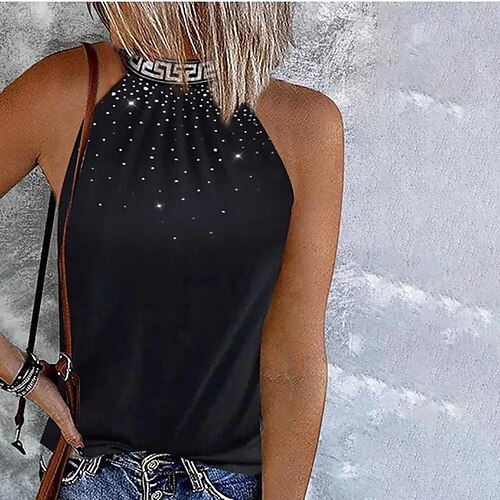Per donna Canotte Nero Liscio Con diamantini Senza maniche Informale Essenziale Rotonda Standard S
Per donna Canotte Nero Liscio Con diamantini Senza maniche Informale Essenziale Rotonda Standard S