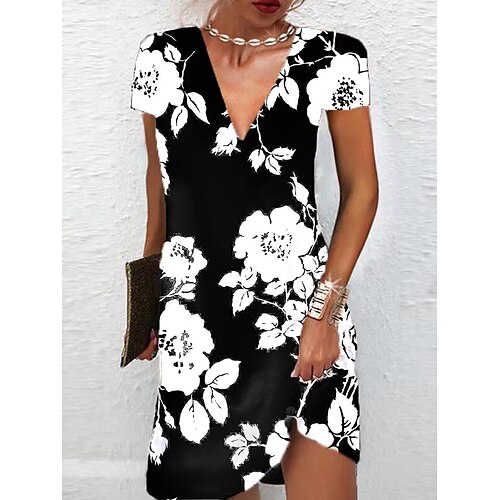 Dame Afslappet påklædning Sommerkjole Print kjole Blad Blomstret Trykt mønster V-hals Mini kjole Aktiv Mode udendørs Daglig Kortærmet Regulær Sort Hvid Blå Sommer Forår S M L XL XXL
Dame Afslappet påklædning Sommerkjole Print kjole Blad Blomstret Trykt mønster V-hals Mini kjole Aktiv Mode udendørs Daglig Kortærmet Regulær Sort Hvid Blå Sommer Forår S M L XL XXL