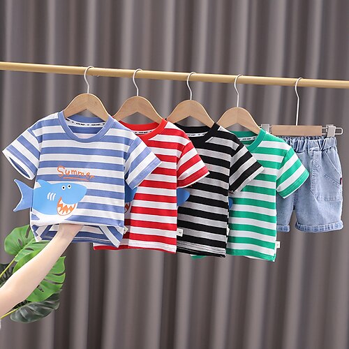 2 pezzi Bambino (1-4 anni) Da ragazzo T-shirt e pantaloncini Vestito Squalo Banda Manica corta Impostare Esterno Di tendenza Giornaliero Estate Primavera 3-7 anni Nero Rosso Blu marino
2 pezzi Bambino (1-4 anni) Da ragazzo T-shirt e pantaloncini Vestito Squalo Banda Manica corta Impostare Esterno Di tendenza Giornaliero Estate Primavera 3-7 anni Nero Rosso Blu marino