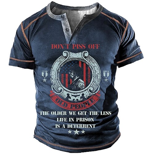 Per uomo Camicia Henley Pop art Bandiera Henley Abbigliamento Stampa 3D Esterno Giornaliero Manica corta Bottone giù Stampa Di tendenza Originale Comodo
Per uomo Camicia Henley Pop art Bandiera Henley Abbigliamento Stampa 3D Esterno Giornaliero Manica corta Bottone giù Stampa Di tendenza Originale Comodo