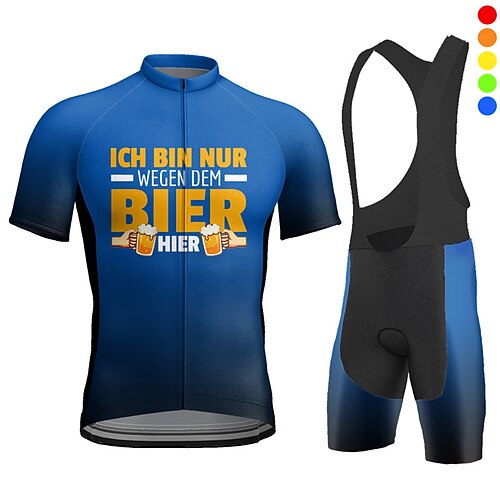21Grams Herre Cykeltrøje og shorts med seler Kortærmet Bjerg Cykling Vej Cykling Sort Rød Blå Cykel Tøjsæt 3D Måtte Åndbart Svedtransporende Hurtigtørrende Tilbage til lomme Polyester Spandex Sport
21Grams Herre Cykeltrøje og shorts med seler Kortærmet Bjerg Cykling Vej Cykling Sort Rød Blå Cykel Tøjsæt 3D Måtte Åndbart Svedtransporende Hurtigtørrende Tilbage til lomme Polyester Spandex Sport