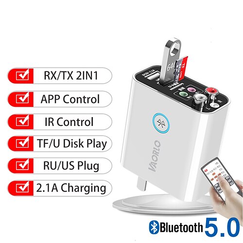 adattatore wireless bluetooth 5.0 ricevitore trasmettitore tf/u riproduzione disco qc2.0 carica per cuffie tv controllo app ir
adattatore wireless bluetooth 5.0 ricevitore trasmettitore tf/u riproduzione disco qc2.0 carica per cuffie tv controllo app ir