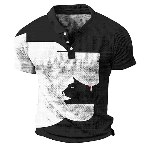 Herre Vaffel poloshirt POLO Trøje Golftrøje Abstrakt Grafiske tryk Portræt Aftæpning Sort Hvid udendørs Gade Kortærmet Trykt mønster Tøj Mode Designer Afslappet Åndbart
Herre Vaffel poloshirt POLO Trøje Golftrøje Abstrakt Grafiske tryk Portræt Aftæpning Sort Hvid udendørs Gade Kortærmet Trykt mønster Tøj Mode Designer Afslappet Åndbart