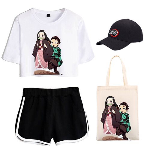 Demon Slayer: Kimetsu no Yaiba Kamado Tanjiro T-Shirt Bermudas Gorra de Béisbol Estampado Gráfico Maleta Pantalones cortos Sombrero Para Mujer Adulto Estampado en caliente 100% Poliéster Casual Diario
Demon Slayer: Kimetsu no Yaiba Kamado Tanjiro T-Shirt Bermudas Gorra de Béisbol Estampado Gráfico Maleta Pantalones cortos Sombrero Para Mujer Adulto Estampado en caliente 100% Poliéster Casual Diario