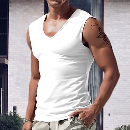 Hombre Camiseta sin mangas Top Camisetas Interiores Camisa sin mangas Plano Escote en Pico Exterior Noche Sin Mangas Ropa Moda Design Músculo
Hombre Camiseta sin mangas Top Camisetas Interiores Camisa sin mangas Plano Escote en Pico Exterior Noche Sin Mangas Ropa Moda Design Músculo
