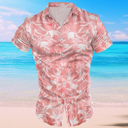 Herre Skjorte Hawaii skjorte Skjorte med knapper Sommerskjorte Uformell skjorte Lys Rosa Kortermet Grafiske trykk Knaphul Daglig Feriereise Trykt mønster Klær Mote Designer Fritid
Herre Skjorte Hawaii skjorte Skjorte med knapper Sommerskjorte Uformell skjorte Lys Rosa Kortermet Grafiske trykk Knaphul Daglig Feriereise Trykt mønster Klær Mote Designer Fritid