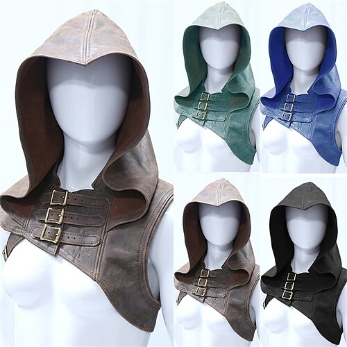 middelalderlige hætte sjaler cape retro vintage punk & gotisk 1600-tals maskerade mænds damekostume vintage cosplay fest sjal maskerade
middelalderlige hætte sjaler cape retro vintage punk & gotisk 1600-tals maskerade mænds damekostume vintage cosplay fest sjal maskerade