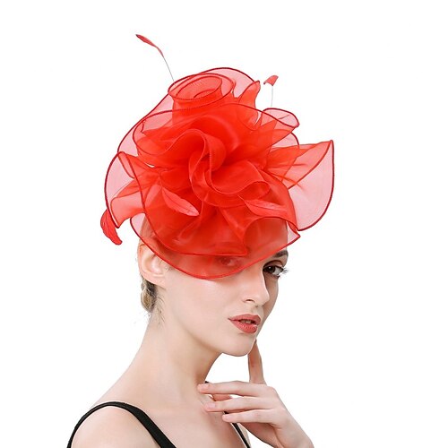 fascinators Kunstig Fjer Bryllup Kentucky Derby Britisk fancy Med Fjer Blomster Medaljon Hovedbeklædning
fascinators Kunstig Fjer Bryllup Kentucky Derby Britisk fancy Med Fjer Blomster Medaljon Hovedbeklædning
