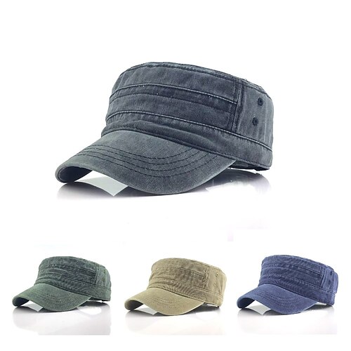 Per uomo Berretto militare Cappello da cadetto Nero Blu marino Cotone Tinta unita Regolabile Giornaliero Moda Strada Da giorno Vintage ▾ Sport Portatile
Per uomo Berretto militare Cappello da cadetto Nero Blu marino Cotone Tinta unita Regolabile Giornaliero Moda Strada Da giorno Vintage ▾ Sport Portatile