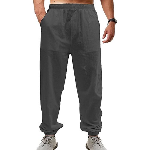 Per uomo Pareggiatore Pantaloni di lino Pantaloni Pantaloni estivi Tasche Vita elastica Liscio Comfort Traspirante Esterno Giornaliero Per uscire Misto cotone e lino Di tendenza Informale Nero Bianco
Per uomo Pareggiatore Pantaloni di lino Pantaloni Pantaloni estivi Tasche Vita elastica Liscio Comfort Traspirante Esterno Giornaliero Per uscire Misto cotone e lino Di tendenza Informale Nero Bianco