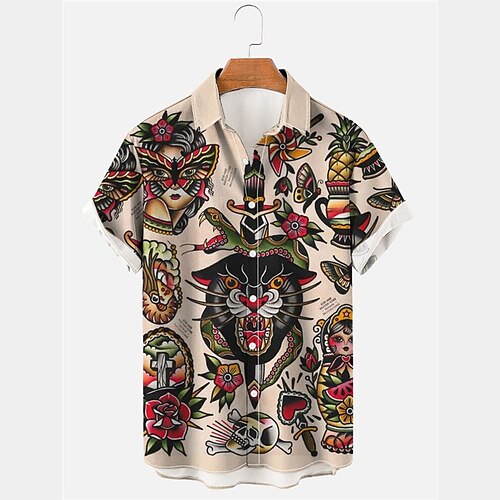 Men's Shirt Summer Hawaiian Shirt Graphic Prints Vintage Totem Turndown Apricot Green Khaki Outdoor Street Short Sleeves Print Clothing Apparel Fashion Streetwear Designer Casual
Men's Shirt Summer Hawaiian Shirt Graphic Prints Vintage Totem Turndown Apricot Green Khaki Outdoor Street Short Sleeves Print Clothing Apparel Fashion Streetwear Designer Casual