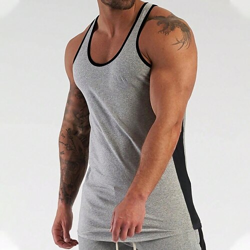 Per uomo Canotte Panciotto Maglieria intima Canotte con retro a vogatore Maglietta senza maniche Color Block Stondata Sportivo Da mare Senza maniche Abbigliamento Di tendenza Giornaliero Sport Muscolo
Per uomo Canotte Panciotto Maglieria intima Canotte con retro a vogatore Maglietta senza maniche Color Block Stondata Sportivo Da mare Senza maniche Abbigliamento Di tendenza Giornaliero Sport Muscolo