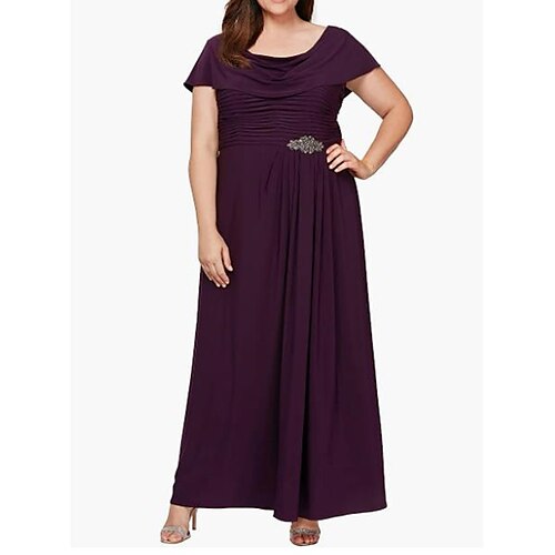 Per donna Plus Size Vestito da festa Tinta unica Abito lungo Abito lungo Manica corta Increspato Girocollo Di tendenza Feste Viola Estate Primavera L XL XXL 3XL 4XL
Per donna Plus Size Vestito da festa Tinta unica Abito lungo Abito lungo Manica corta Increspato Girocollo Di tendenza Feste Viola Estate Primavera L XL XXL 3XL 4XL