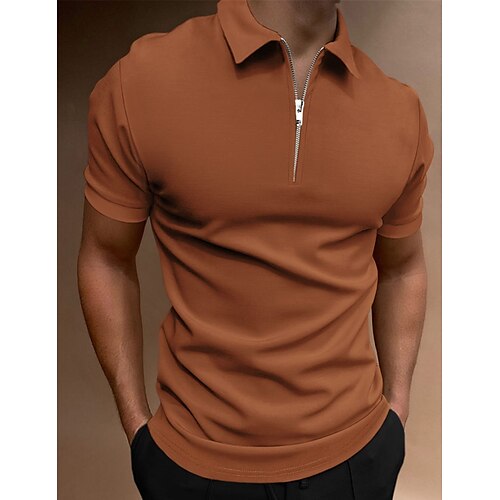 Per uomo POLO Polo con zip a un quarto Informale Per eventi Bavero Chiusura lampo quarto Manica corta Di tendenza Essenziale Liscio Chiusura lampo quarto Estate Standard Nero Rosa Borgogna Verde
Per uomo POLO Polo con zip a un quarto Informale Per eventi Bavero Chiusura lampo quarto Manica corta Di tendenza Essenziale Liscio Chiusura lampo quarto Estate Standard Nero Rosa Borgogna Verde