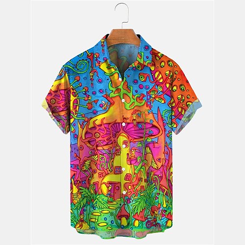 Men's Shirt Summer Hawaiian Shirt Graphic Prints Tortoise Mushroom Turndown Yellow Blue Outdoor Street Short Sleeves Print Clothing Apparel Fashion Streetwear Designer Casual
Men's Shirt Summer Hawaiian Shirt Graphic Prints Tortoise Mushroom Turndown Yellow Blue Outdoor Street Short Sleeves Print Clothing Apparel Fashion Streetwear Designer Casual