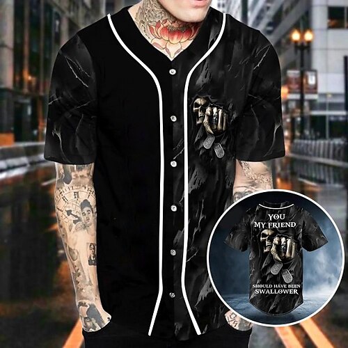 Per uomo Maglia da baseball Traspirante Leggero Asciugatura rapida Manica corta Maglietta Maglietta / Maglia Standard Con stampe Estate Allenamento in palestra Tennis Golf
Per uomo Maglia da baseball Traspirante Leggero Asciugatura rapida Manica corta Maglietta Maglietta / Maglia Standard Con stampe Estate Allenamento in palestra Tennis Golf
