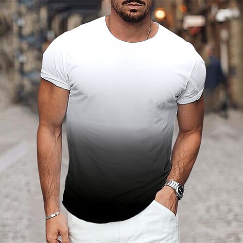 Herre T-shirt Tee Top Hældning Rund hals Gade Ferierejse Kort Ærme Tøj Mode Designer Basale
Herre T-shirt Tee Top Hældning Rund hals Gade Ferierejse Kort Ærme Tøj Mode Designer Basale