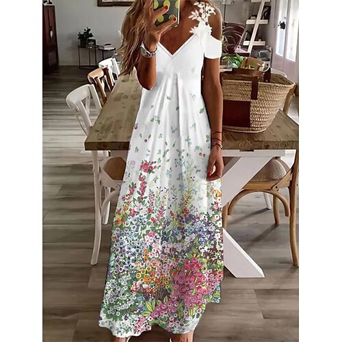 Dame Lang kjole Maxikjole Hverdagskjole Blonde kjole A Linje Kjole Blomstret Mode Gade udendørs Daglig Stævnemøde Blonder Patchwork Kortærmet Med stropper Kjole Regulær Hvid Sommer Forår S M L XL XXL
Dame Lang kjole Maxikjole Hverdagskjole Blonde kjole A Linje Kjole Blomstret Mode Gade udendørs Daglig Stævnemøde Blonder Patchwork Kortærmet Med stropper Kjole Regulær Hvid Sommer Forår S M L XL XXL