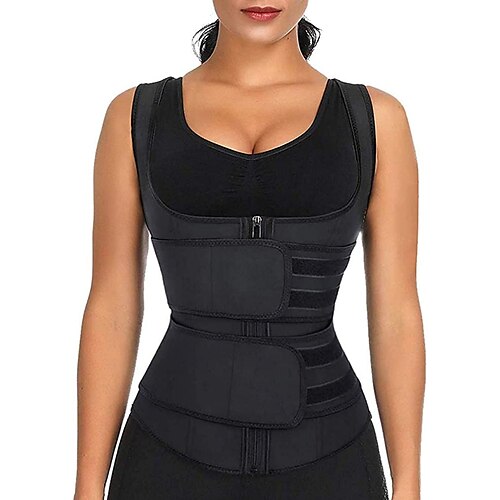Gilet d'allenamento Modellatore del corpo Corsetto lombare snellente Gli sport Elastene Yoga Allenamento in palestra Pilates Regolabili Perdita di peso Bruciatore di grasso della pancia Effetto
Gilet d'allenamento Modellatore del corpo Corsetto lombare snellente Gli sport Elastene Yoga Allenamento in palestra Pilates Regolabili Perdita di peso Bruciatore di grasso della pancia Effetto