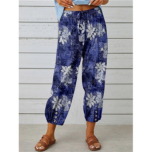 Dame Plusstørrelser Loungewear Underdele Blomst Mode Afslappet Blødt Hjem Daglig Seng Hør Åndbart Lang bukser Bukse Elastisk Talje Sommer Forår Sort Hvid
Dame Plusstørrelser Loungewear Underdele Blomst Mode Afslappet Blødt Hjem Daglig Seng Hør Åndbart Lang bukser Bukse Elastisk Talje Sommer Forår Sort Hvid