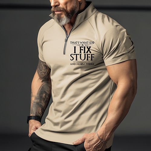 Hombre polo con cremallera POLO Camiseta de golf Letra Estampados Cosecha Cuello Vuelto Negro Blanco Verde Ejército Rojo Azul Piscina Exterior Calle Mangas cortas Cremallera Estampado Ropa Moda
Hombre polo con cremallera POLO Camiseta de golf Letra Estampados Cosecha Cuello Vuelto Negro Blanco Verde Ejército Rojo Azul Piscina Exterior Calle Mangas cortas Cremallera Estampado Ropa Moda