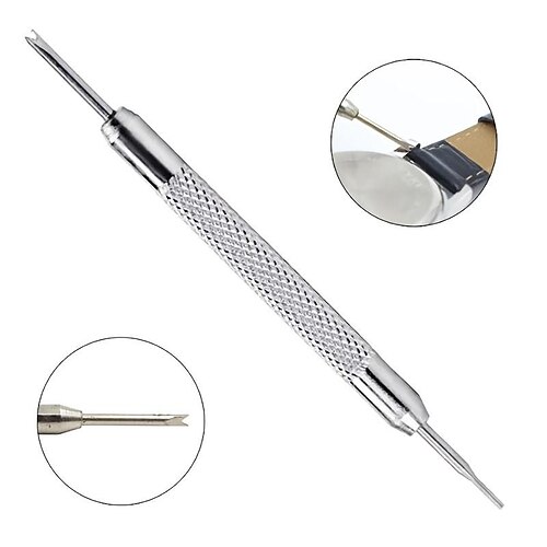 1 stk ur reparationsværktøj legeret stål 7,4 cm/2,91 tommer lang delt dobbelthovedgaffel
1 stk ur reparationsværktøj legeret stål 7,4 cm/2,91 tommer lang delt dobbelthovedgaffel