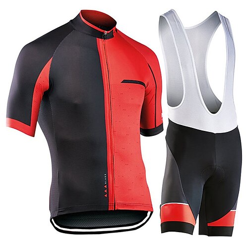 21Grams Herre Cykeltrøje og shorts med seler Kortærmet Bjerg Cykling Vej Cykling Rød Patchwork Cykel Svedtransporende Hurtigtørrende Spandex Sport Patchwork Tøj
21Grams Herre Cykeltrøje og shorts med seler Kortærmet Bjerg Cykling Vej Cykling Rød Patchwork Cykel Svedtransporende Hurtigtørrende Spandex Sport Patchwork Tøj