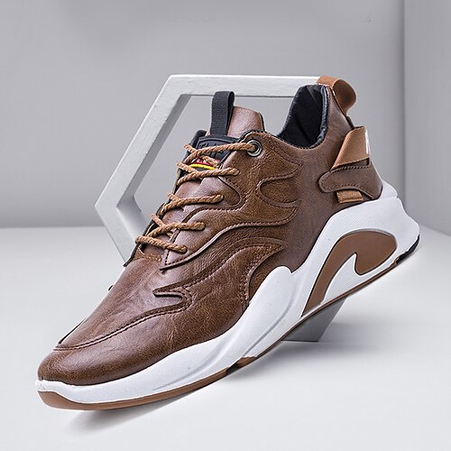 Per uomo Scarpe Scarpe da ginnastica Look sportivo Scarpe comfort Per sport Informale Interni Giornaliero Footing Similpelle Stivaletti / tronchetti Nero Caffè Primavera Autunno
Per uomo Scarpe Scarpe da ginnastica Look sportivo Scarpe comfort Per sport Informale Interni Giornaliero Footing Similpelle Stivaletti / tronchetti Nero Caffè Primavera Autunno