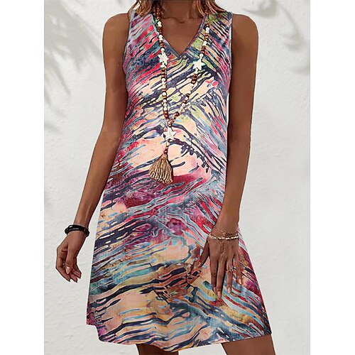 Dame Afslappet påklædning Skift Kjole Tank Top Kjole Batikfarvet Trykt mønster V-hals Mini kjole Aktiv Mode udendørs Gade Uden ærmer Regulær Rød Blå Grøn Sommer Forår S M L XL XXL
Dame Afslappet påklædning Skift Kjole Tank Top Kjole Batikfarvet Trykt mønster V-hals Mini kjole Aktiv Mode udendørs Gade Uden ærmer Regulær Rød Blå Grøn Sommer Forår S M L XL XXL