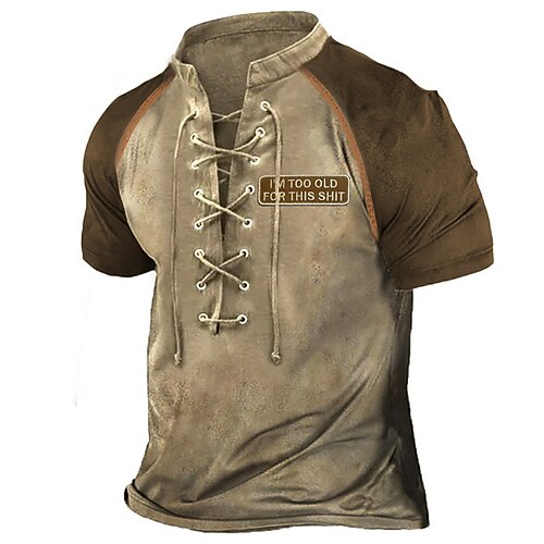 Herren T Shirt Raglan-T-Shirt Farbblock Buchstabe Grafik-Drucke Ständer Bekleidung 3D-Druck Outdoor Täglich Kurzarm mit Schnürung Bedruckt Designer Brautkleider schlicht Komfortabel
Herren T Shirt Raglan-T-Shirt Farbblock Buchstabe Grafik-Drucke Ständer Bekleidung 3D-Druck Outdoor Täglich Kurzarm mit Schnürung Bedruckt Designer Brautkleider schlicht Komfortabel