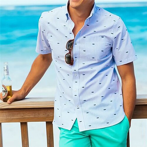 Herre Skjorte Button Up skjorte Sommer skjorte Casual skjorte Strandtrøje Hvid Lyserød Blå Kortærmet Grafiske tryk Aftæpning Gade Daglig Trykt mønster Tøj Mode Afslappet Bekvem
Herre Skjorte Button Up skjorte Sommer skjorte Casual skjorte Strandtrøje Hvid Lyserød Blå Kortærmet Grafiske tryk Aftæpning Gade Daglig Trykt mønster Tøj Mode Afslappet Bekvem