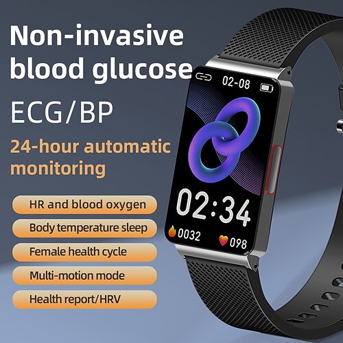 696 EP08 Orologio intelligente 1.57 pollice Intelligente Bracciale Bluetooth Monitoraggio della temperatura Pedometro Avviso di chiamata Compatibile con Android iOS Da donna Promemoria di messaggio
696 EP08 Orologio intelligente 1.57 pollice Intelligente Bracciale Bluetooth Monitoraggio della temperatura Pedometro Avviso di chiamata Compatibile con Android iOS Da donna Promemoria di messaggio