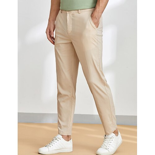 Per uomo Pantaloni Chino Pantaloni chino Tasche Liscio Comfort Traspirante Attività commerciale Giornaliero Misto cotone Informale Cachi
Per uomo Pantaloni Chino Pantaloni chino Tasche Liscio Comfort Traspirante Attività commerciale Giornaliero Misto cotone Informale Cachi