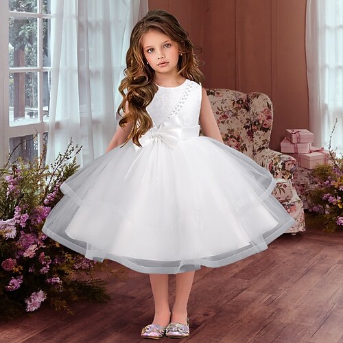 Bambino Da ragazza Vestito da festa Tinta unica Vestito Abito da battesimo Girocollo Senza maniche Dolce Vestito 3-10 anni Estate Bianco Champagne Rosa
Bambino Da ragazza Vestito da festa Tinta unica Vestito Abito da battesimo Girocollo Senza maniche Dolce Vestito 3-10 anni Estate Bianco Champagne Rosa