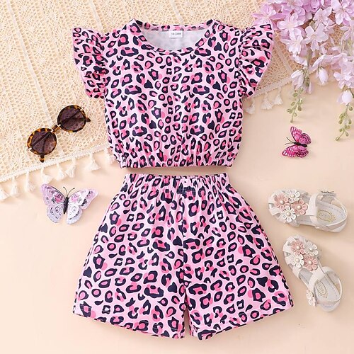 2 pezzi Bambino (1-4 anni) Da ragazza Leopardo Girocollo Tuta in pantaloncini Impostato Manica corta Giornaliero Informale 3-7 anni Estate Rosa
2 pezzi Bambino (1-4 anni) Da ragazza Leopardo Girocollo Tuta in pantaloncini Impostato Manica corta Giornaliero Informale 3-7 anni Estate Rosa