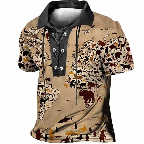 Per uomo POLO Camicia da golf Golf Stampe astratte Vintage ▾ Mucca Collo ripiegabile Giallo Marrone Cachi Esterno Strada Manica corta A cordoncino Stampa Abbigliamento Sportivo Di tendenza Streetwear
Per uomo POLO Camicia da golf Golf Stampe astratte Vintage ▾ Mucca Collo ripiegabile Giallo Marrone Cachi Esterno Strada Manica corta A cordoncino Stampa Abbigliamento Sportivo Di tendenza Streetwear