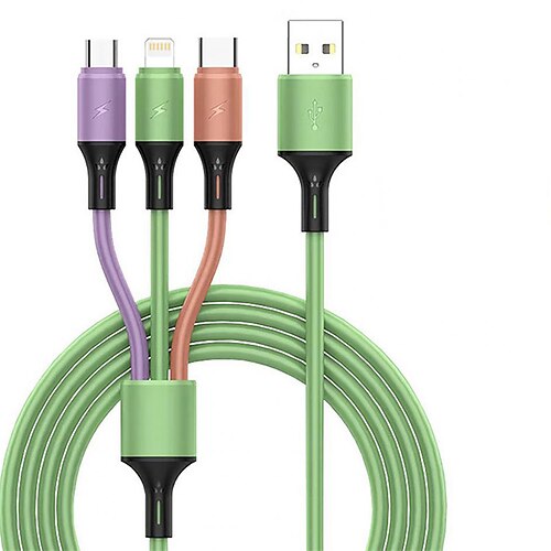 asling multi ladekabel 3,9 ft usb a zu typ c / micro / ip 3 a ladekabel flüssiges kieselgel für ipad samsung xiaomi telefon zubehör
asling multi ladekabel 3,9 ft usb a zu typ c / micro / ip 3 a ladekabel flüssiges kieselgel für ipad samsung xiaomi telefon zubehör