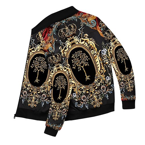 Per uomo Cappotto Traspirante Sportivo Cerniera Floreale Grafica stampata in 3D Colletto Mao Di tendenza Giacca Capispalla Manica lunga Cerniera Autunno inverno
Per uomo Cappotto Traspirante Sportivo Cerniera Floreale Grafica stampata in 3D Colletto Mao Di tendenza Giacca Capispalla Manica lunga Cerniera Autunno inverno