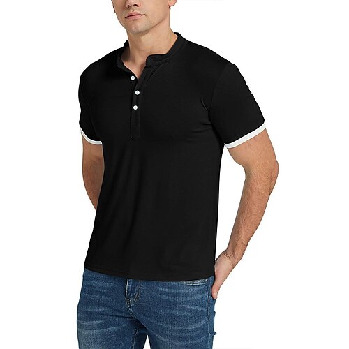Per uomo Camicia Henley T-shirt Liscio Henley Strada Da mare Maniche corte Abbigliamento Di tendenza Originale Essenziale
Per uomo Camicia Henley T-shirt Liscio Henley Strada Da mare Maniche corte Abbigliamento Di tendenza Originale Essenziale