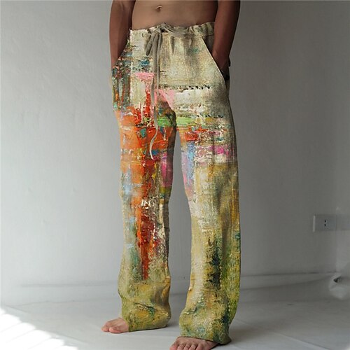 Men's Trousers Summer Pants Beach Pants Drawstring Elastic Waist 3D Print Graphic Prints Cross Comfort Casual Daily Holiday Streetwear Hawaiian Light Green Blue
Men's Trousers Summer Pants Beach Pants Drawstring Elastic Waist 3D Print Graphic Prints Cross Comfort Casual Daily Holiday Streetwear Hawaiian Light Green Blue