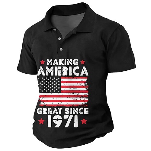 Herre POLO T-skjorte Golf skjorte Bokstaver Grafiske trykk Amerikansk flagg Aftæpning Svart Navyblå utendørs Gate Kort Erme Trykt mønster Klær Sport Mote Gatemote Designer
Herre POLO T-skjorte Golf skjorte Bokstaver Grafiske trykk Amerikansk flagg Aftæpning Svart Navyblå utendørs Gate Kort Erme Trykt mønster Klær Sport Mote Gatemote Designer