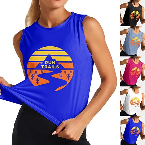 Dame Løbesinglet Træningsundertrøje Uden ærmer Toppe Atletisk atletiktøj Åndbart Svedtransporende Blød Fitness Gym Træning Løb Sportstøj Sportstøj Grafisk Sort Hvid Blå
Dame Løbesinglet Træningsundertrøje Uden ærmer Toppe Atletisk atletiktøj Åndbart Svedtransporende Blød Fitness Gym Træning Løb Sportstøj Sportstøj Grafisk Sort Hvid Blå
