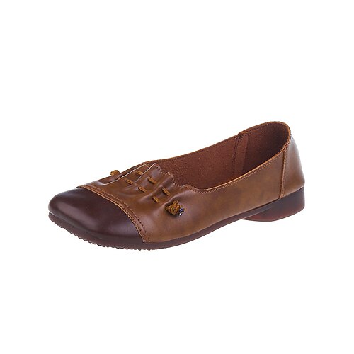 Per donna Ballerine Taglie forti Piatto Punta tonda Similpelle Mocassino Tinta unica Nero Bianco Marrone
Per donna Ballerine Taglie forti Piatto Punta tonda Similpelle Mocassino Tinta unica Nero Bianco Marrone