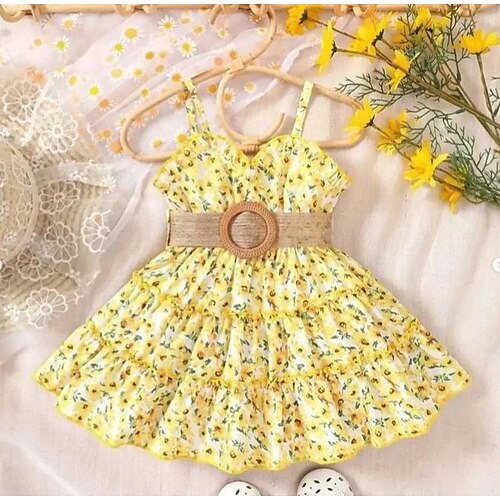 Baby Jente Blomstret kjole Blomstret Floral kjole Kjole Skole Løse skuldre Ermeløs Aktiv Kjole 3-7 år Sommer Gul Rosa Lilla
Baby Jente Blomstret kjole Blomstret Floral kjole Kjole Skole Løse skuldre Ermeløs Aktiv Kjole 3-7 år Sommer Gul Rosa Lilla