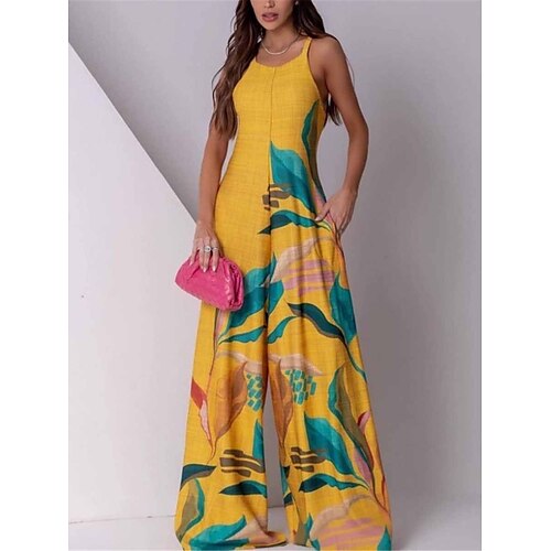 Mujer Mono Bolsillo Estampado Floral Escote Redondo Ropa de calle Oficina Trabajo Ajuste regular Sin Mangas Amarillo Rojo Verde Trébol S M L Verano
Mujer Mono Bolsillo Estampado Floral Escote Redondo Ropa de calle Oficina Trabajo Ajuste regular Sin Mangas Amarillo Rojo Verde Trébol S M L Verano