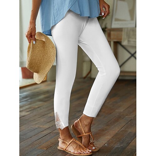 Dame Leggings Hovedstad Svart Hvit Lysegrå Mote Fritid / hverdag Blonde Ankel-lengde Midjekontroll عادي En Størrelse
Dame Leggings Hovedstad Svart Hvit Lysegrå Mote Fritid / hverdag Blonde Ankel-lengde Midjekontroll عادي En Størrelse